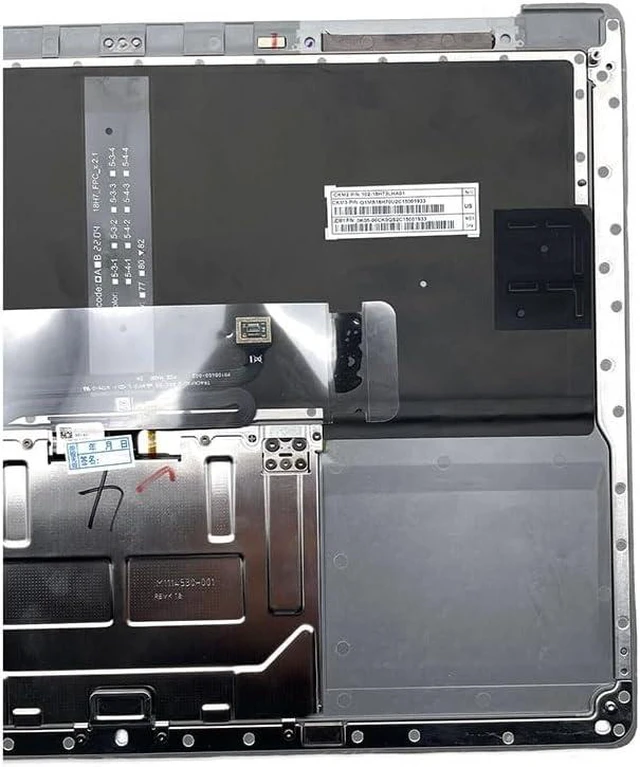 Alt view image 4 of 5 - US Palmrest Backlit Keyboard Gray for Microsoft for Surface 3 4 13.5" 1867 1868 1950
