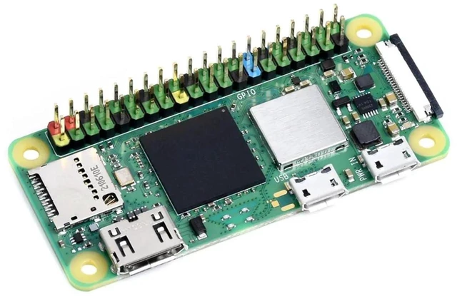 Main image of Pi Zero 2 WH-Pi Zero 2 W with Color Pre Soldered Header, 1GHz Quad-Core Arm Cortex-A53 CPU, WiFi & Bluetooth 4.2 BLE, Five Times Faster