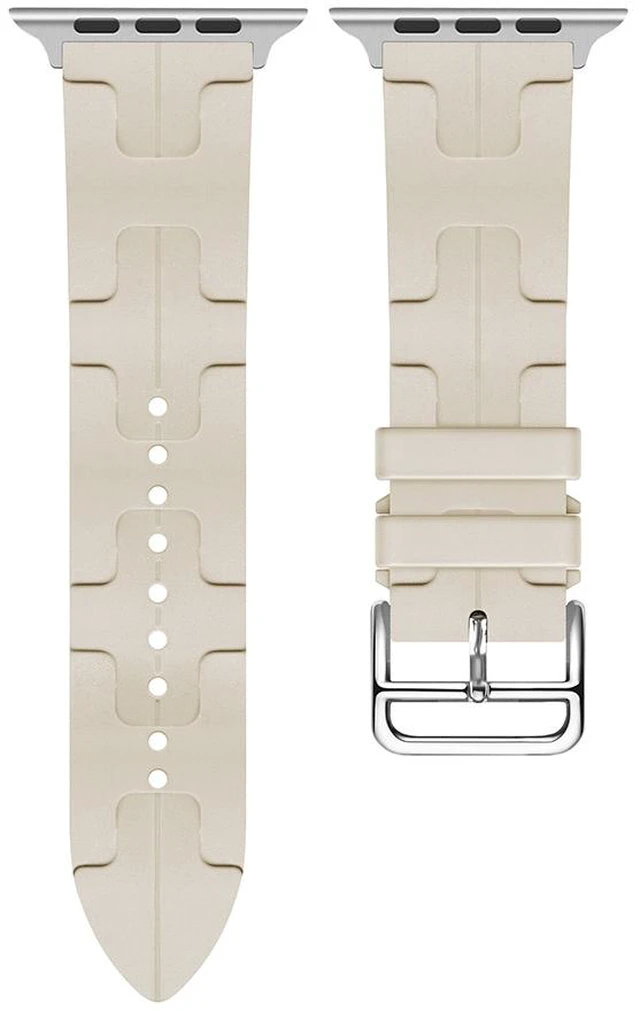 Main image of Silicone Sports Watch Band 2-Pack for Apple Watch, 38/40/41/42/44/45/49mm Replacement Strap, Soft Waterproof Sweat-Resistant Rubber Band for iWatch Series 8 7 6 5 4 3 2 SE Ultra