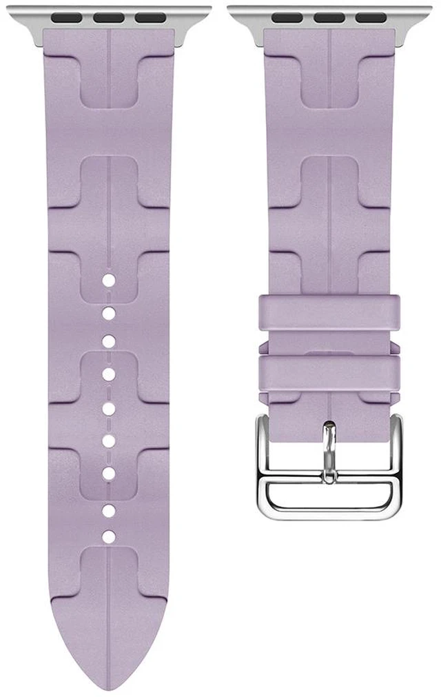Main image of Silicone Sports Watch Band 2-Pack for Apple Watch, 38/40/41/42/44/45/49mm Replacement Strap, Soft Waterproof Sweat-Resistant Rubber Band for iWatch Series 8 7 6 5 4 3 2 SE Ultra
