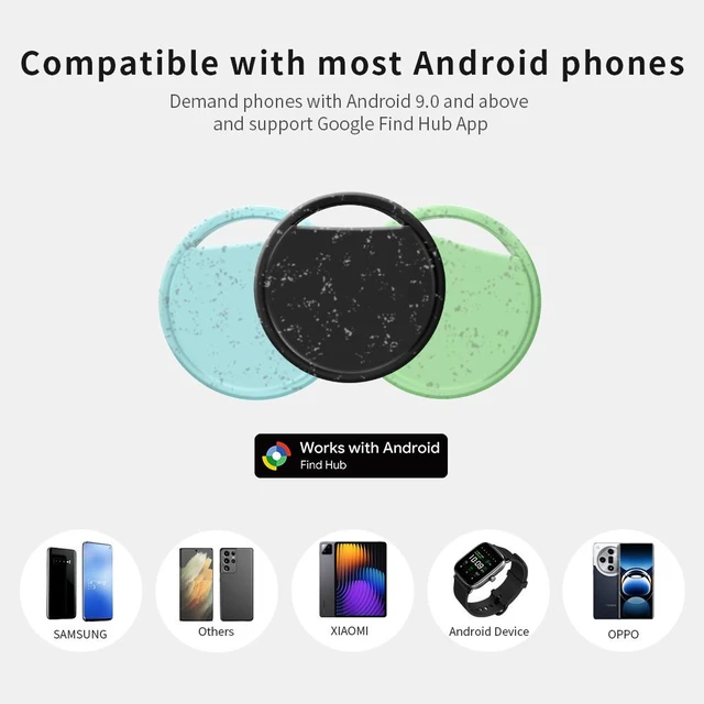 Alt view image 3 of 7 - RSH Smart Item Tracker for Android, Bluetooth Locator Tag for Keys, Luggage & Pets, Compact Anti-Lost Finder with App Support, Easy Setup