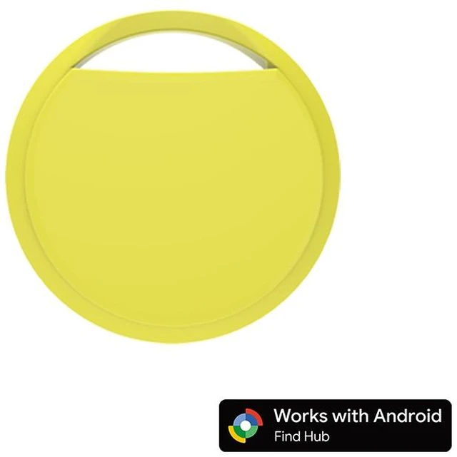 Alt view image 2 of 6 - RSH Smart Item Tracker for Android, Bluetooth Locator Tag for Keys, Luggage & Pets, Compact Anti-Lost Finder with App Support, Easy Setup Light pink+Yellow