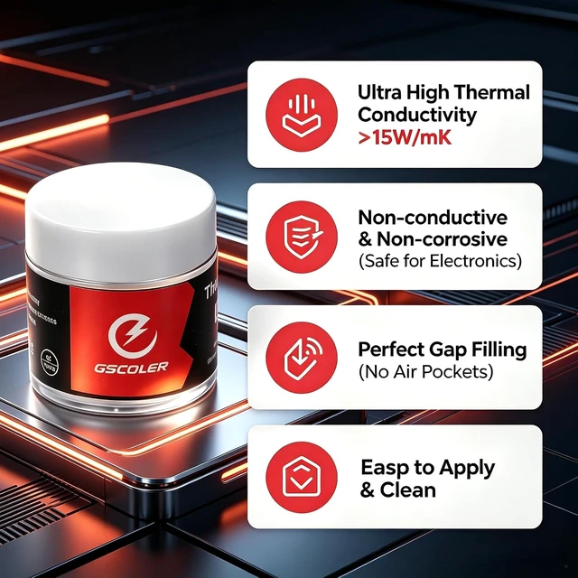 Alt view image 2 of 7 - Thermal Putty - 10 Gram - >15W/mK High Performance Replacement for Thermal Paste and Thermal Pads, Non-Conductive Gap Filler for Server, GPU, VRAM, VGA Unit, IC Processor, PC & Console Cooling