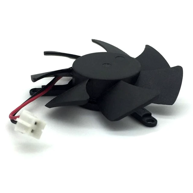 Alt view image 2 of 6 - Graphics Card Cooling Fan Replacement for Gigabyte GT 1030 2G GT 730 for ZOTAC GT 210 220 N9500 N8600GT for MSI GTX 720 GT 1030 N720 Video Card Cooler Fans PLD05010S12L 47mm 12V 0.1A 2 Pin