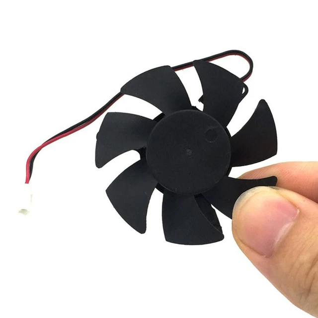 Alt view image 5 of 6 - Graphics Card Cooling Fan Replacement for Gigabyte GT 1030 2G GT 730 for ZOTAC GT 210 220 N9500 N8600GT for MSI GTX 720 GT 1030 N720 Video Card Cooler Fans PLD05010S12L 47mm 12V 0.1A 2 Pin