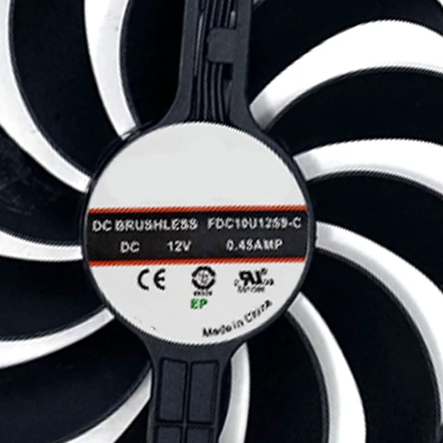 Alt view image 2 of 7 - Graphics Card Cooling Fans Suitable for ASUS ATS RTX 3060 Dual RTX 3060Ti 3070 Series Desktop FDC10U12S9-C 95mm 12V 0.45A 7Pin 6wires Video Card Cooler Fans GPU Fan-4pcs