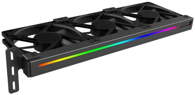 Main image of GPU Fan Cooler with Pin Argb Sync Plug Silent Triple Fan Design for Graphic Card Cooling Stable High Performance Computer Accessory Compatible with Desktop Pci Slots