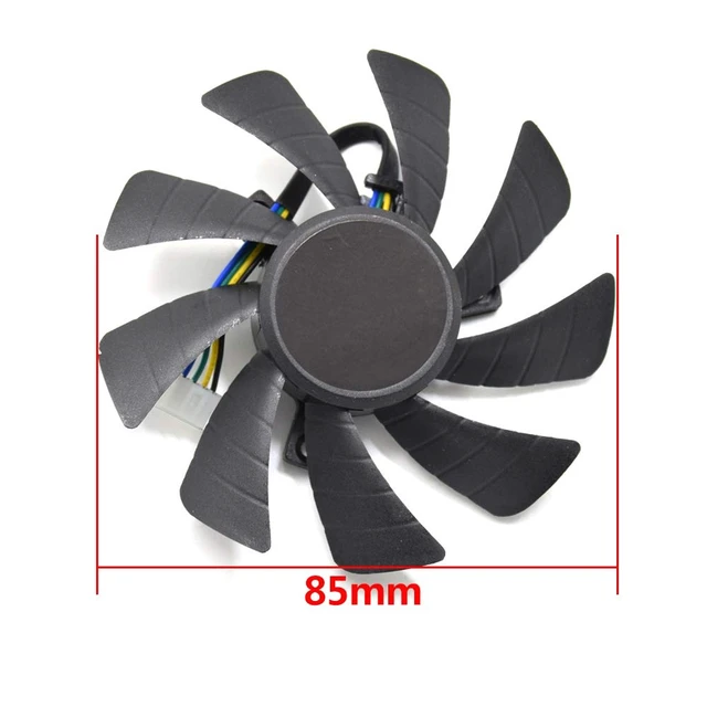 Alt view image 4 of 5 - T129215SH 0.3AMP Video Card Fan Replacement for ZOTAC GTX 1060 Mini Graphic Card-4PCS