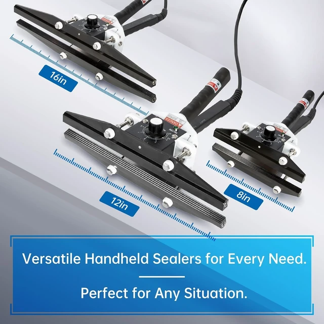 Alt view image 7 of 7 - Portable Hand Held Heat Sealer Machine FKR-200, 8 Inches, For Foil Bag, Kraft Bag, Mylar