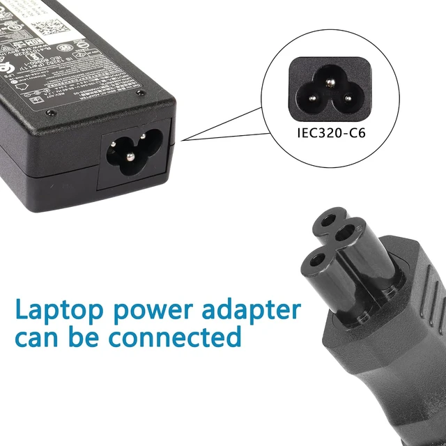 Alt view image 5 of 7 - C14 to C5 Power Adapter YACSEJAO IEC 320 Male C14 to IEC Female C5 Power Extension Adapter, 10PCS
