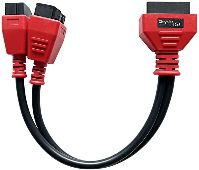 Alt view image 7 of 7 - FCA 12+8 Adapter for Chrysler 12 8 Pin Gateway Security Bypass Cable
for Autel Maxisys Connector Fit for Chrysler After 2018,Compatible with Jeep Gladiator/Wrangler JL,Ram1500/TRX Vehicles