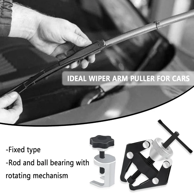 Alt view image 6 of 7 - Stacool Windshield Wiper Arm Removal Tool Kit,Heavy Duty Wiper Arm Puller/Battery Terminal Puller,Universal Car Accessories Carbon Steel Small Bearing Puller for Most Car Truck SUV RV