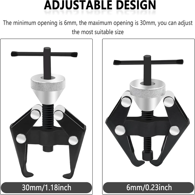 Alt view image 4 of 7 - Stacool Windshield Wiper Arm Removal Tool Kit,Heavy Duty Wiper Arm Puller/Battery Terminal Puller,Universal Car Accessories Carbon Steel Small Bearing Puller for Most Car Truck SUV RV