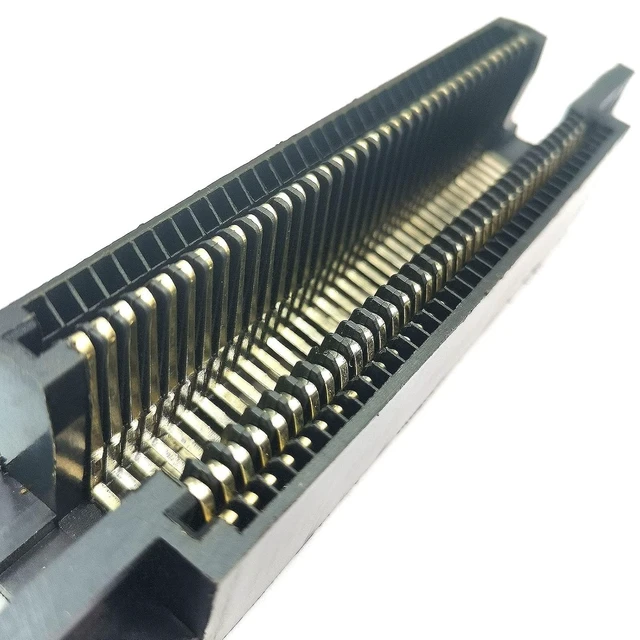 Alt view image 2 of 7 - DEVMO 72 Pin Replacement Connector Cartridge Slot Compatible with Nin-tendo Console NES 8 Bit Entertainment System Accessories Games Repair Part