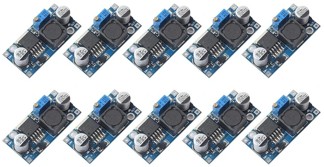Main image of 10 Pack LM2596 LM2596S DC-DC Step Down Variable Volt Regulator Input 3.0-40V Output 1.5-35V Adjustable Buck Converter Electronic Voltage Stabilizer Power Supply Module
