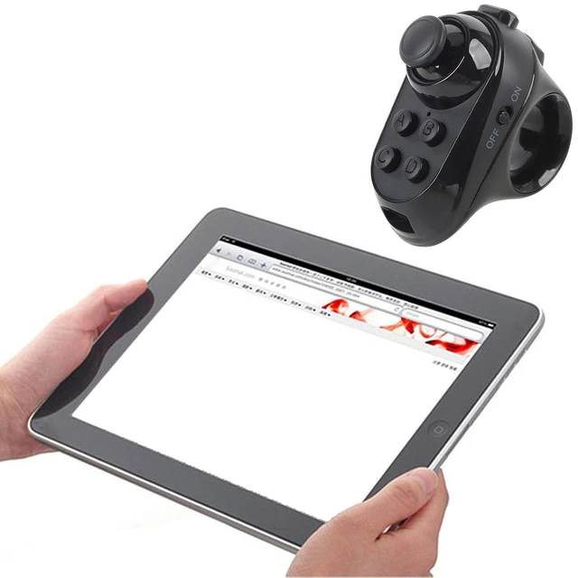 Alt view image 6 of 7 - Wireless VR Controller Ring, Bluetooth Gamepad for VR Glasses PC Phone Tablet, with Joystick for Gaming Photography Page Turning Mouse Audio Control