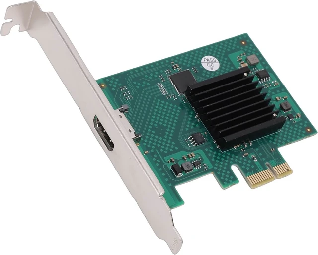 Alt view image 3 of 7 - PCIe x1 Graphics Card, 2D GPU with HDMI Single Port, High Resolution 1920x1440, Wide Temperature -40C to +85C, for Industrial Automation POS Medical