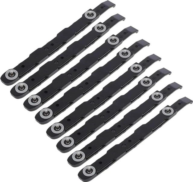 Main image of 8Pcs Chassis Hard Drive Mounting Rails for 3.5" HDD Bracket Left Right for Cooler for Masters SSD Computer Connectors