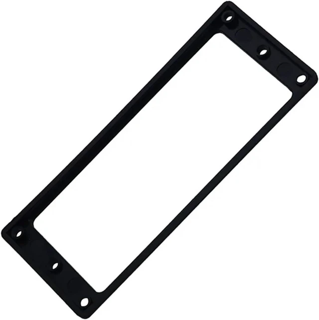 Main image of 5 PCS Electric Guitar Arched Beveled Pickup Ring Black Plastic 8-String Dual Humbucker Mounting Frame Guitar Parts For LP Guitar(3 X 5MM)