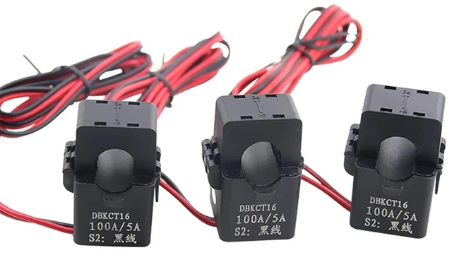 Alt view image 5 of 6 - KCT16 Split Core Current Transformer, 100A/5A, Class 0.5 Accuracy, Miniature Open Type CT, 3 Pack (50A 5A)