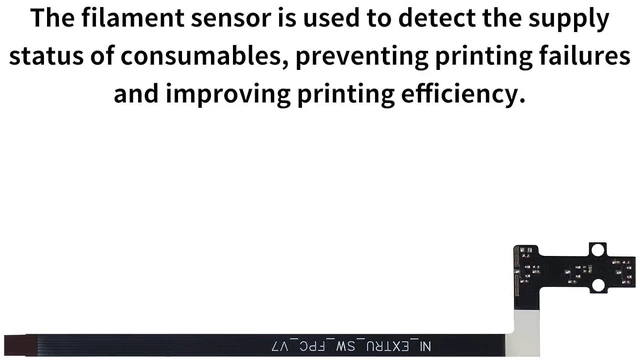 Alt view image 2 of 7 - 3D Printer Accessories A1/ A1 Mini Feed Hall Board: Filament Sensor Replacement with Ribbon FPC Cable for Detecting Supply Status of Consumables in Hotend Extruder