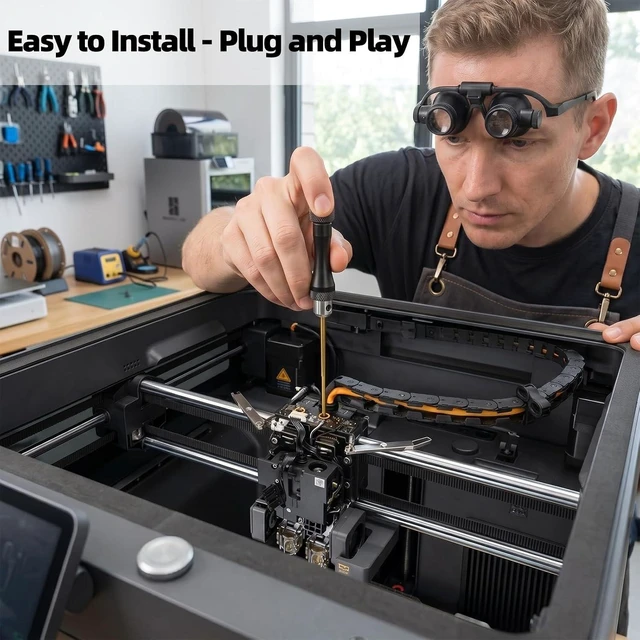 Alt view image 5 of 7 - Tool-Head Interface Board Replacement Compatible with BambuLab X2D: Extruder Connection Circuit Board, Ensured Precision Printing 3D Printer Accessories