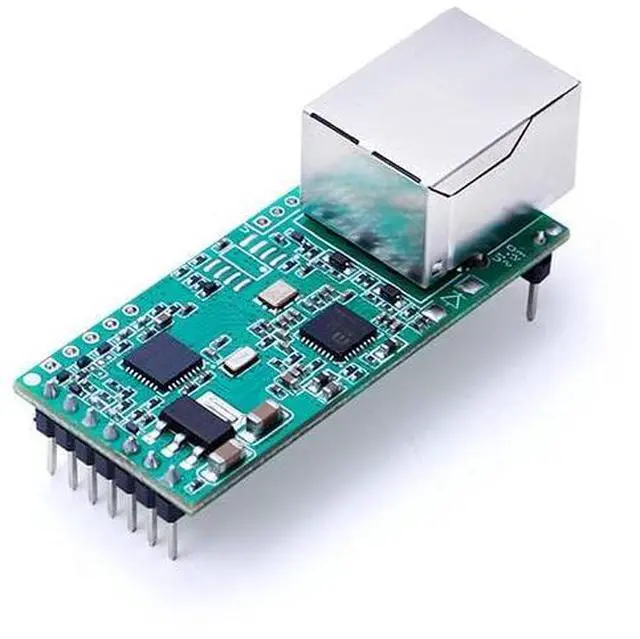 Main image of (Price for 4 Pcs) PUSR Serial to RJ45 Module UART TTL to Ethernet TCPIP Converter Support DHCP and DNS USR-TCP232-T2