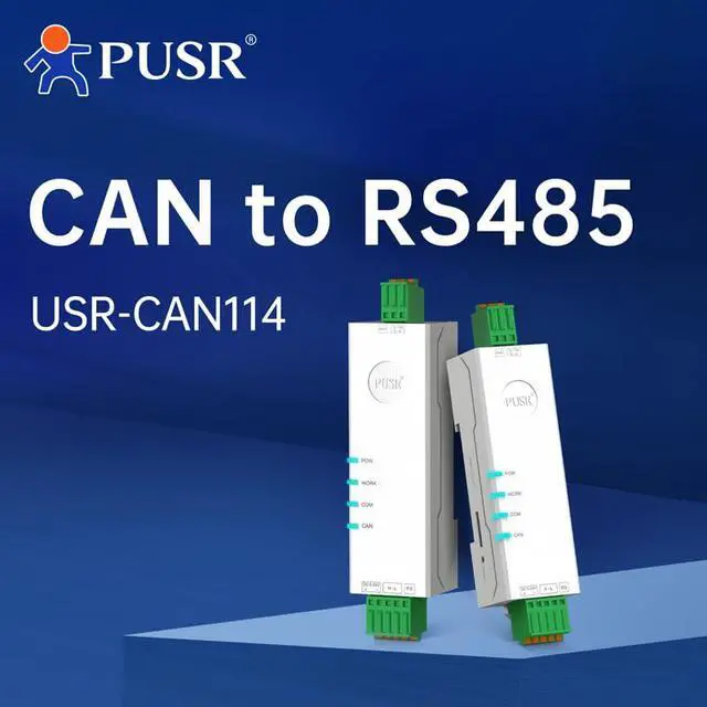 Alt view image 2 of 7 - PUSR RS485 to CAN Converter CAN Bus to Serial Port 5 Operating Data Filtering up to 14 Sets of Filter USR-CAN114