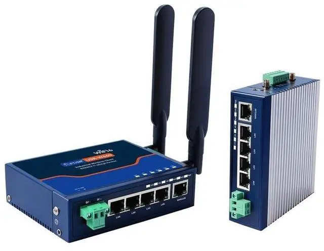 Main image of Dual Band WiFi 6 Wireless Client 5*Gigabit Port 1*CAN Port Edge Computing Gateway CANBus to Ethernet CANFD RS485 RS232 to WiFi USR-W660S