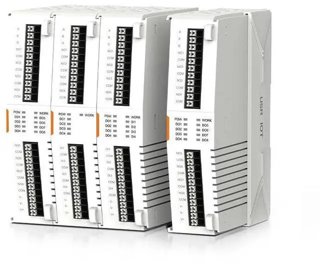 Main image of PUSR 4*AI, 4*DO IO Extender IO Controller Extendable Remote IO Module RS485 interface Modbus RTU protocol USR-IO0440