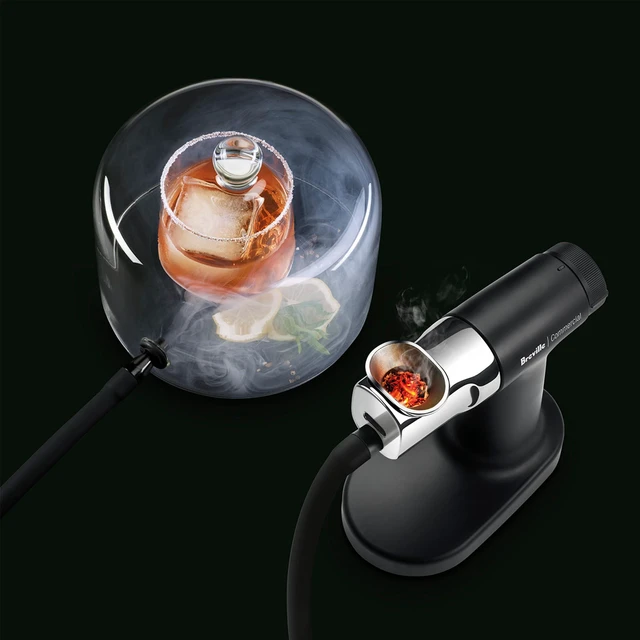 Alt view image 2 of 4 - Breville Commercial CSM018 Glass Cloche for Smoking Gun Pro CSM700, 7 Inch Diameter, Clear Glass