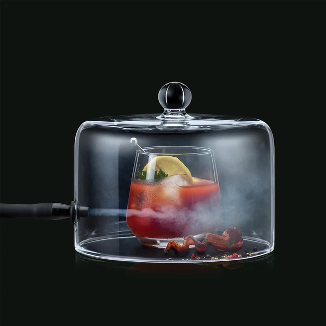 Alt view image 3 of 4 - Breville Commercial CSM018 Glass Cloche for Smoking Gun Pro CSM700, 7 Inch Diameter, Clear Glass