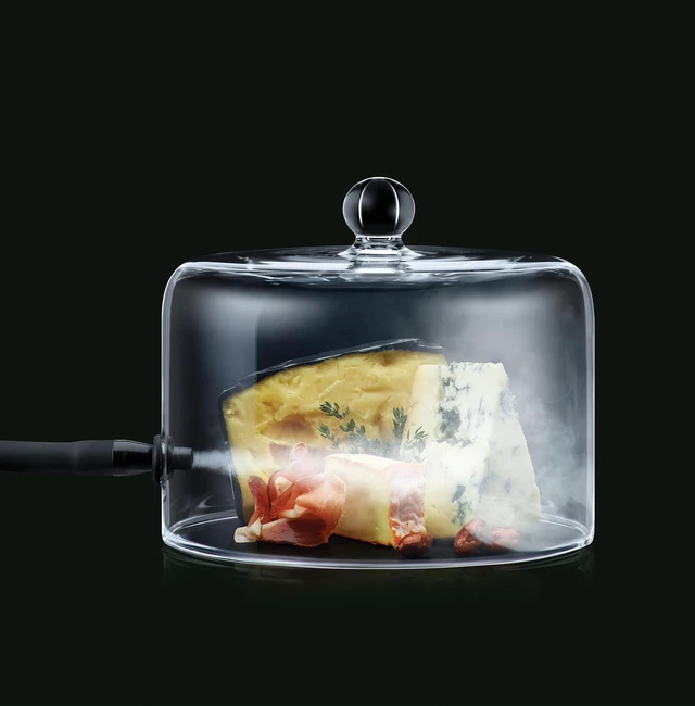 Alt view image 4 of 4 - Breville Commercial CSM018 Glass Cloche for Smoking Gun Pro CSM700, 7 Inch Diameter, Clear Glass