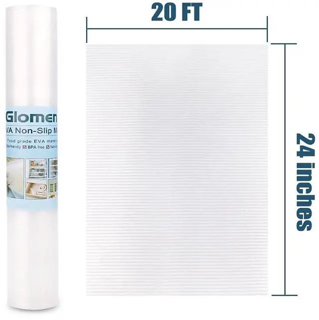 Alt view image 7 of 7 - Shelf Liner, Non-Slip Cabinet Liner, Washable Oil-Proof for Kitchen Cabinet, Shelves, Refrigerator, Storage, Desks, 24 Inches x 20 FT, Non Adhesive Drawers Liner (24 Inches x 20 FT, Thickened)