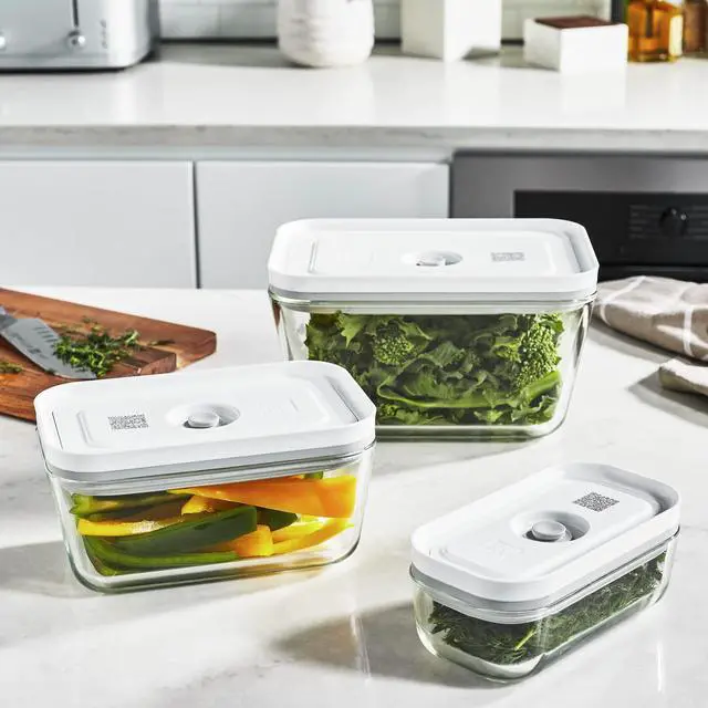 Alt view image 4 of 7 - ZWILLING Fresh & Save 3-pc Glass Food Storage Container, Meal Prep Container- Assorted Sizes