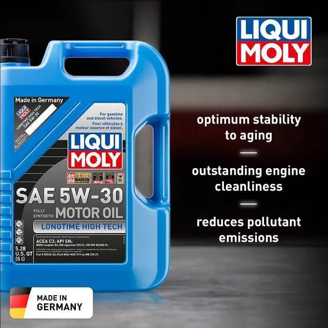 Alt view image 2 of 5 - LIQUI MOLY Longtime High Tech SAE 5W-30 | 5 L | Fully synthetic engine oil | SKU: 2039