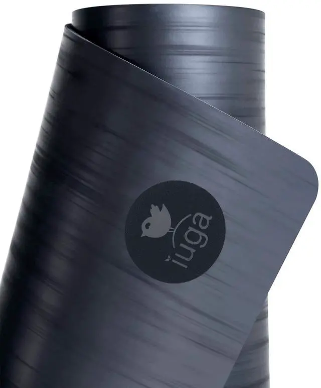 Alt view image 3 of 7 - IUGA Pro Yoga Mat Non Slip Pilates Mat Anti-tear Eco Friendly Hot Yoga Mat with SGS Certified Material Free Carrying Strap Included