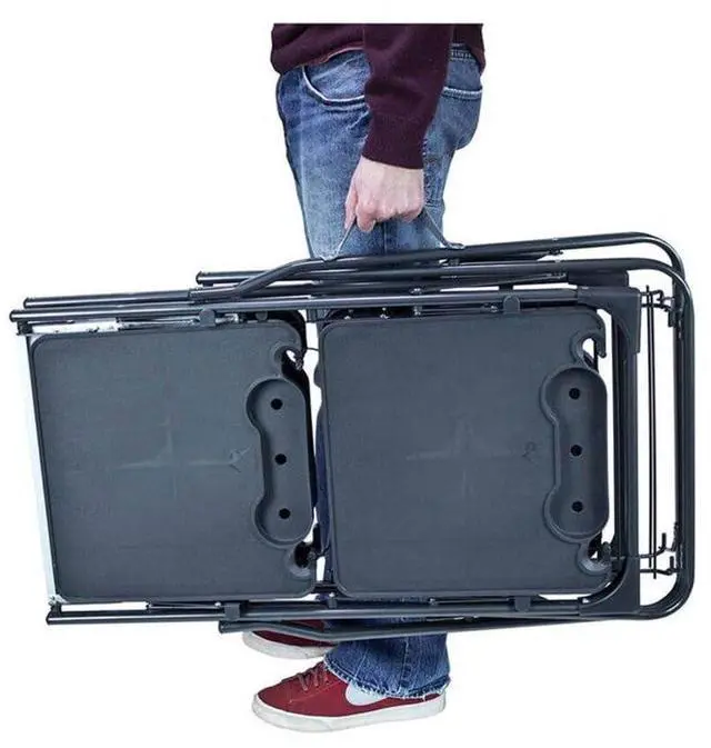 Alt view image 4 of 7 - GCI OUTDOOR Slim-Fold Cook Station | Portable Folding Kitchen Table with a Heat Resistant Tabletop, 4 Side Tables & Storage Rack, Perfect for Picnics & Camping Trips