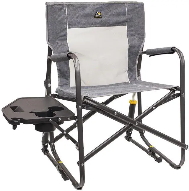 Main image of GCI Outdoor Freestyle Rocker Portable Folding Rocking Chair, Outdoor Camping Chair with Side Table