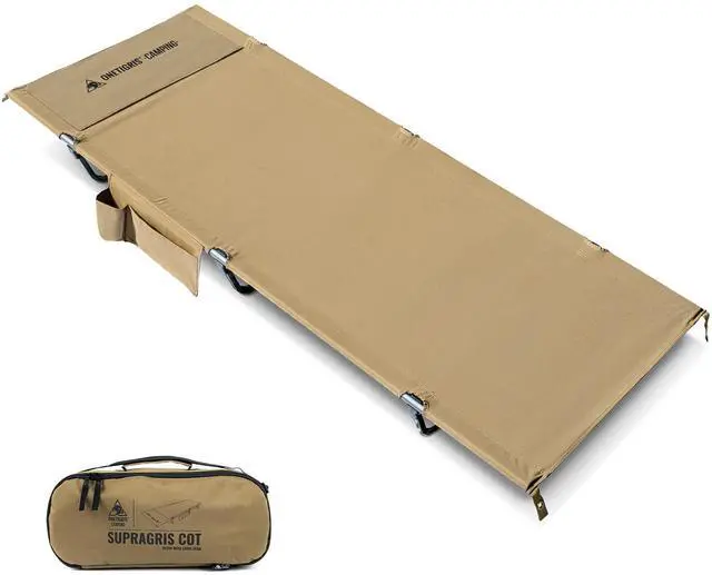 Main image of ONETIGRIS SUPRAGRIS Camping Cot, Support Up to 400lbs, Lightweight Comfortable Folding Bed for Camping, Hiking, Backpacking, Travel, Car Trips, Office Nap