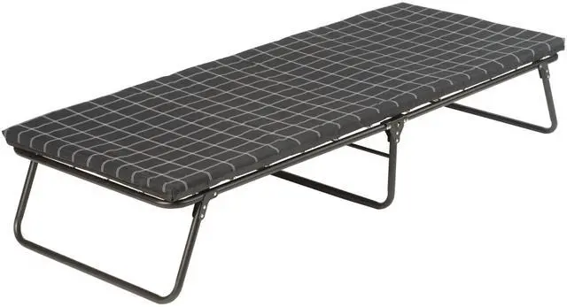 Main image of Coleman ComfortSmart Big & Tall Cot with Mattress Pad, Folding Steel Camp Bed with Plush Pad for Comfortable Sleeping, Great for Camping, Lounging, Elevated Sleeping, Guests, & More
