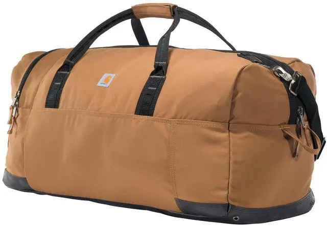 Main image of Carhartt Classic Duffels, Heavy-Duty Bag for Jobsite, Gym, & Travel, 120L, Carhartt Brown