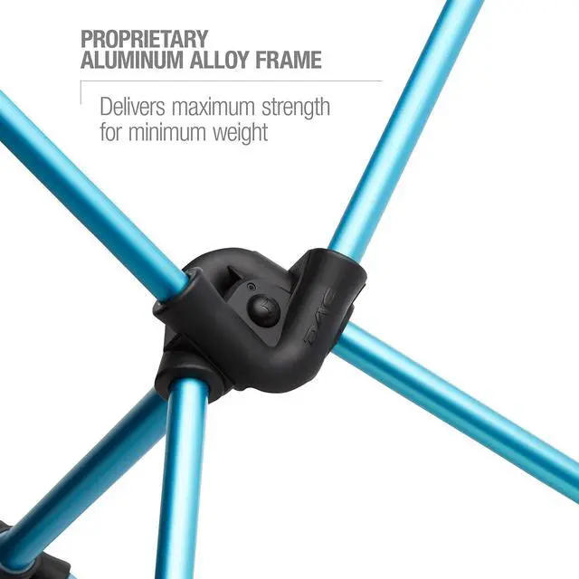 Alt view image 5 of 7 - Helinox Chair One Original Lightweight Compact Collapsible Camping Chair Black/Blue, 2.1lbs Outdoor Chairs, Camping Chairs for Adult,Portable Chairs for Outside, Backpacking, Picnic, Adventures