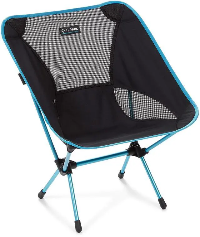 Main image of Helinox Chair One Original Lightweight Compact Collapsible Camping Chair Black/Blue, 2.1lbs Outdoor Chairs, Camping Chairs for Adult,Portable Chairs for Outside, Backpacking, Picnic, Adventures