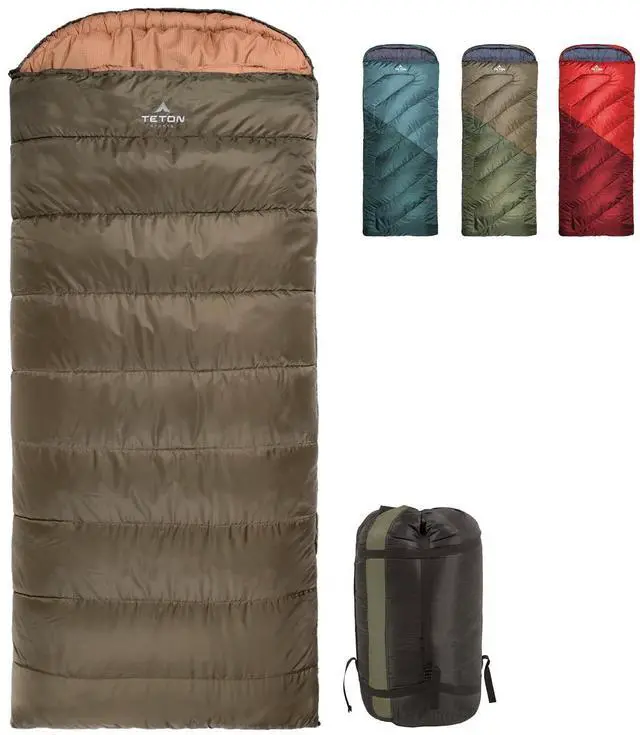 Main image of Teton Celsius Regular, 0 Degree Sleeping Bag, All Weather Bag for Adults and Kids Camping Made Easy and Warm Compression Sack Included