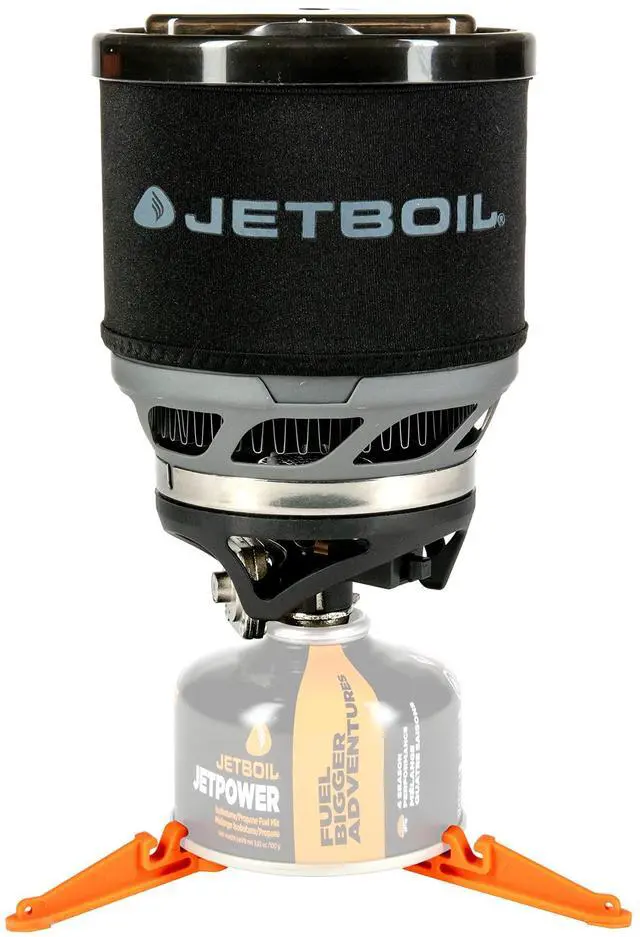 Main image of Jetboil MiniMo Camping and Backpacking Stove Cooking System with Adjustable Heat Control (Carbon)