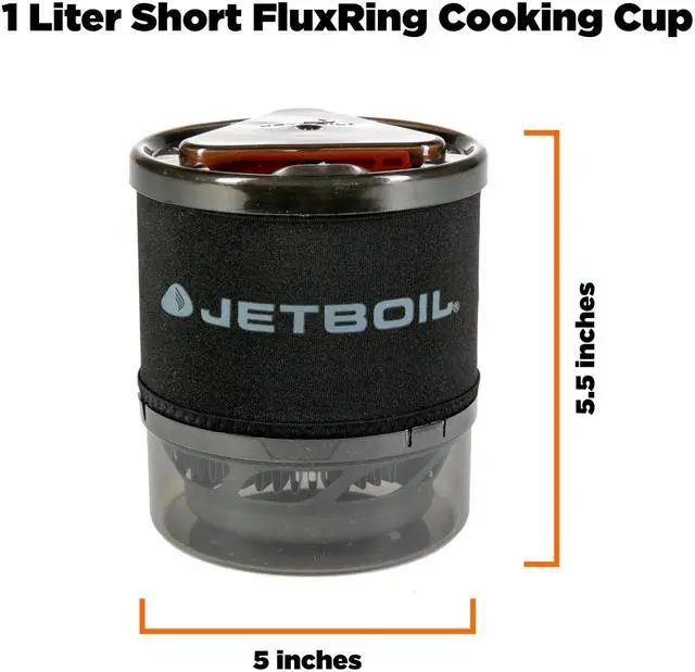 Alt view image 3 of 7 - Jetboil MiniMo Camping and Backpacking Stove Cooking System with Adjustable Heat Control (Carbon)