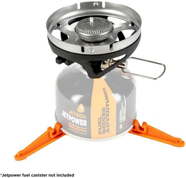 Alt view image 6 of 7 - Jetboil MiniMo Camping and Backpacking Stove Cooking System with Adjustable Heat Control (Carbon)