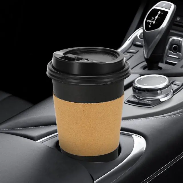 Alt view image 5 of 6 - Lamosi 500 Pack 16 oz Disposable Coffee Cups with Lids and Sleeves, Black Leak-Proof To Go Coffee Cups with Lids, Hot/Cold Beverage Black Drinking Cup for Home, Office, Parties, Travel