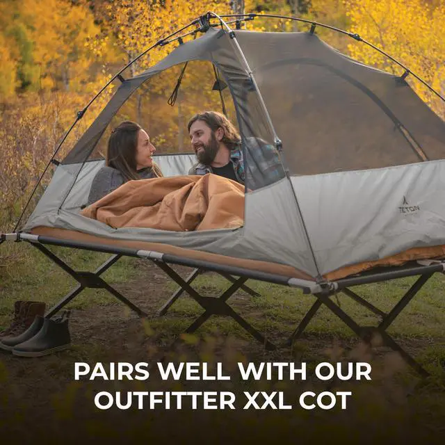 Alt view image 2 of 3 - Teton Vista Quick Tent; Dome Camping and Backpacking Tent; Easy Instant Setup; Clip-On Rainfly Included
